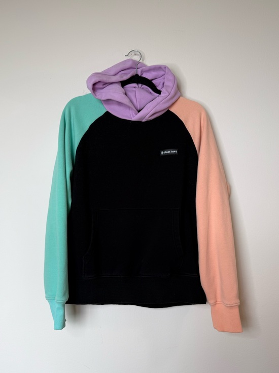 Spark Paws Sweaters - Matching Human & Dog Colorblock Hooded Sweatshirt